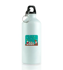 Santa's Squad: Cute Designed Sipper Bottle by (brand) Perfect Gift For kids