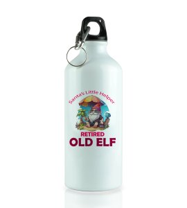 Elderly Elf: Retired Santa's Elf Designed Amazing Sipper Bottle by (Brand) Best Gift For Secret Santa