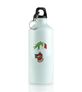 EcoJoy Hydration: (brand) Christmas Edition Printed Sipper Bottle - BPA-Free, Leak-Proof Design - Ideal for Spreading Holiday Cheer at Gym, Yoga, and Outdoor Activities