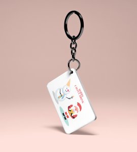 Sober Santa: Cute Designer Key Chain byBest Gift For Boys Girls