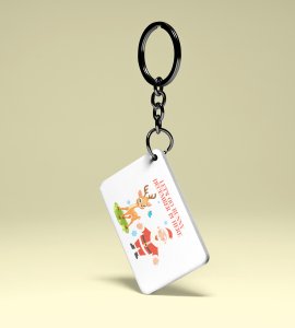 Santa Is Ready For Christmas : Best Designer Key Chain byPerfect Gift For Kids Boys Girls
