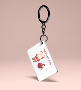Santa And Snowman: Unique And Funny Designed Key Chain byPerfect Gift For Boys Girls