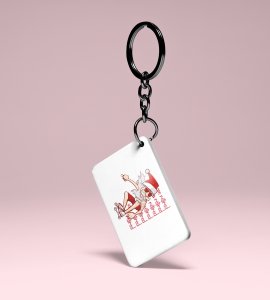 Skater Santa: Cute Designer Key Chain For Kids byBest Gift For Kids