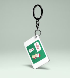 Santa Distributing Gifts: Best Designer Key Chain For Christmas by (brand)Most Liked Gift For Boys Girls