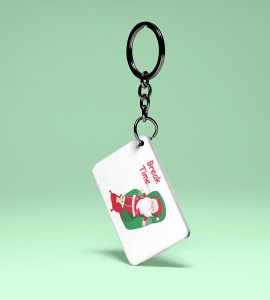 Santa's Breaktime : Dashing Designer Key Chain byBest Gift For Secret Santa