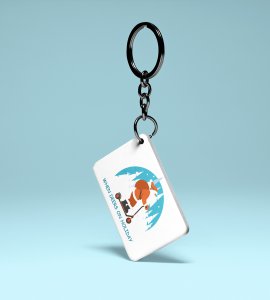 Reindeer On Vacation: Cute Designer Key Chain byElegant Gift For Kids
