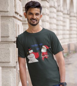 Don't You Run : Tranform Your Fashion with(Green) T-shirt Marathi Theme - BPA-Free, Perfect for Holiday Workout