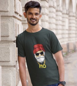 Sigma Santa T-shirt: Best printed Gift For Secret Santa(Green) Best Gift For Boys Girls