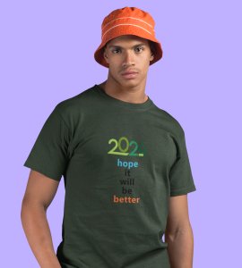 Hope For 2024 : Best Printed T-shirt For School Kids (Green) Best Gift For Boys Girls