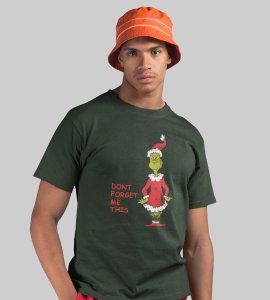 Christmas With Alien's : Best Printed T-shirt (Green) Perfect Gift For Secret Santa