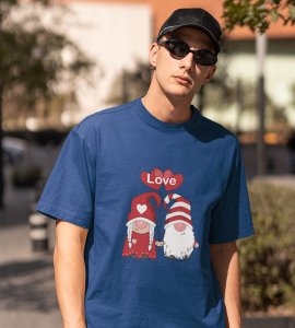 Lover Elves: Best Christmas T-shirt (Blue) - Ideal for Staying Refreshed Gift for Husband Wife Love Boy Girl.
