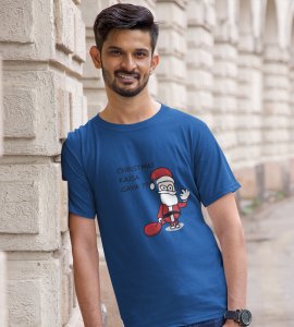 How Was Your Christmas: Cute Printed T-shirt (Blue) Best Gift For Kids Boys Girls