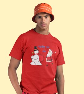 Don't You Run : Tranform Your Fashion with(Red) T-shirt Marathi Theme - BPA-Free, Perfect for Holiday Workout