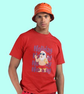 Santa On Vaction T-shirt: Exclusive Gift For Boys Girls(Red) Cool Santa T-shirt, A Perfect Gift For Secret Santa