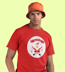 Free Gifts: Best Printed T-shirt (Red) Perfect Gift For Christmas Eve