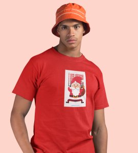 Strongest Santa: Unique Printed T-shirt (Red) Best Gift For Christmas Eve