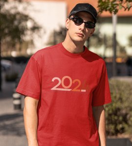 2024 Has Arrived : Cute Printed T-shirt For Kids (Red) Best Gift For Kids