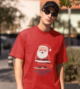 Even Santa Wants Gift: Cute Printed T-shirt (Red) Perfect Gift For Boys Girls