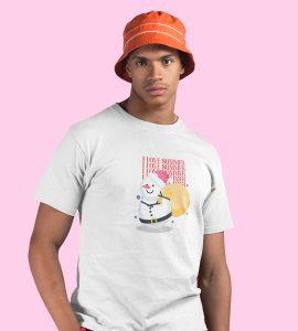 Summer Lover Snowman : Best Printed T-shirt (White) Perfect Gift For Secret Santa For Boys Girls