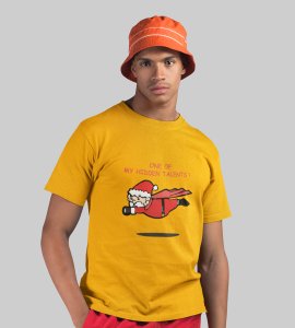 Super Santa : Unique And Funny Printed T-shirt (Yellow) Perfect Gift For Boys Girls