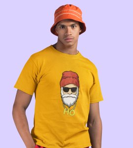 Sigma Santa T-shirt: Best printed Gift For Secret Santa(Yellow) Best Gift For Boys Girls