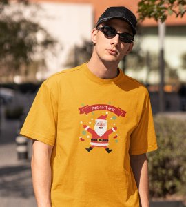 Free Gifts: Best Printed T-shirt (Yellow) Perfect Gift For Christmas Eve