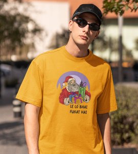 Take Your Gift: Best Printed T-shirt (Yellow) Unique Gift For Secret Santa