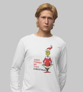 Alien's Christmas: Unique And Funny DesignedFull Sleeve T-shirt White Perfect Gift For Boys Girls