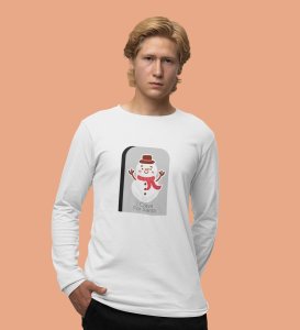 Santa's Bestfriend: Cute DesignerFull Sleeve T-shirt WhiteBest Gift For Boys Girls