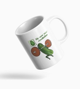 Resolution, Graphics Printed Coffee Mugs On New Year Theme Best Gift For New Year