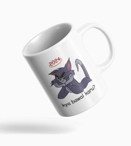 What To Say? Men's Printed Sublimated Coffee Mugs