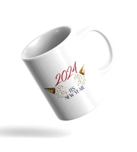 It's A New Year,Graphic Printed Sublimated Coffee Mugs