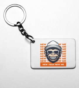 Moneky's New Year, New Year Printed Key-Chain