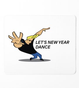 New Year Dance, Graphics Printed Mouse Pad On New Year Theme Best Gift For New Year