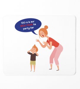 Go Enjoy Your Party, Printed Mouse Pad On New Year Theme