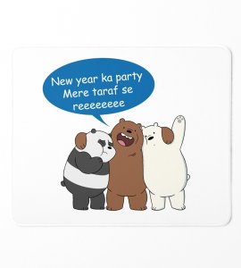 Party Is Mine, Printed Mouse Pad On New Year Theme