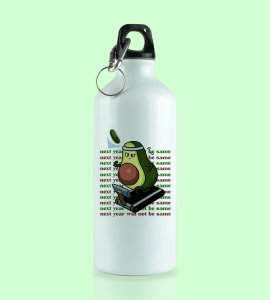 Next Year New Me, Men's Printed Sublimated Aluminium Water Bottle