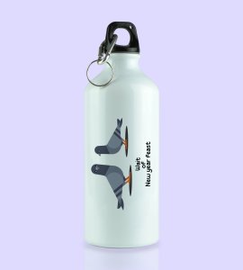 New Year Feast, Graphic Printed Sublimated Aluminium Water Bottle