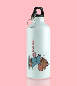 Come Faster 2024, Printed Aluminium Water Bottle On New Year Theme
