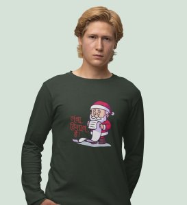 Long Gifts List: Beautifully DesignedFull Sleeve T-shirt Green Best Fift For Secret Santa