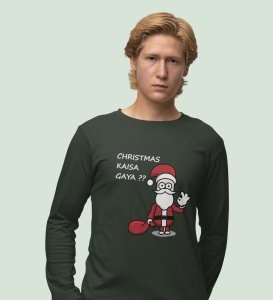 How Was Your Christmas: Best DesignedFull Sleeve T-shirt Green Amazing Gift For Secret Santa