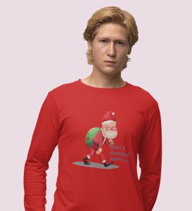 How Was Your Christmas: Best DesignedFull Sleeve T-shirt Red Amazing Gift For Secret Santa