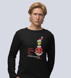 Alien's Christmas: Unique And Funny DesignedFull Sleeve T-shirt Black Perfect Gift For Boys Girls