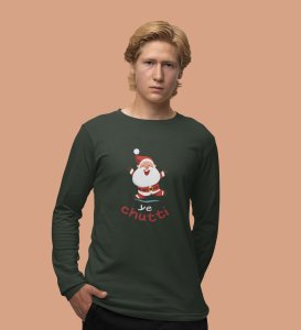 Christmas Vacation: Best DesignedFull Sleeve T-shirt For School Kids Green Best Gift For Boys Girls