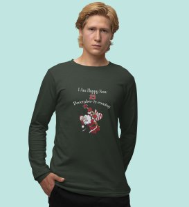 Christmas Bells, Santa's Arrival: BestFull Sleeve T-shirt For Boys Girls,Green Best Gift for Secret Santa