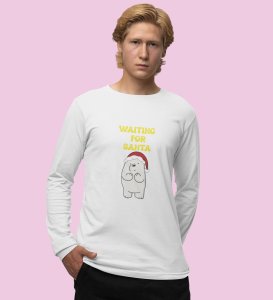 Waiting For Santa| Christmas ThemedFull Sleeve T-shirt | BestFull Sleeve T-shirts for Boys Girls