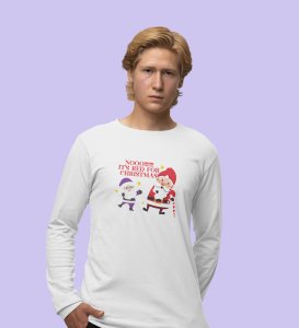 No Purple Only Red: Funniest DesignerFull Sleeve T-shirt White Best Gift For Boys Girls
