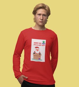 Santa's Last Gift: Best DesignerFull Sleeve T-shirt Botttle Red Christmas's Best Gift For Boys Girls