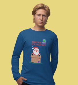 Santa's Last Gift: Best DesignerFull Sleeve T-shirt Botttle Blue Christmas's Best Gift For Boys Girls