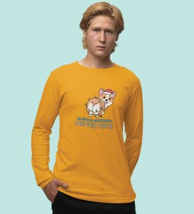 Notorious Corgi: Funny Doggie DesignedFull Sleeve T-shirts Yellow Best Gift For Boys Girls